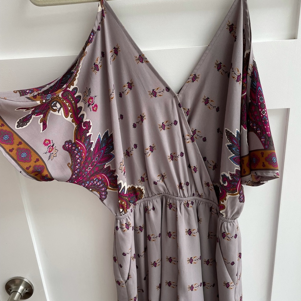 ASTR open shoulder romper bought at Nordstrom